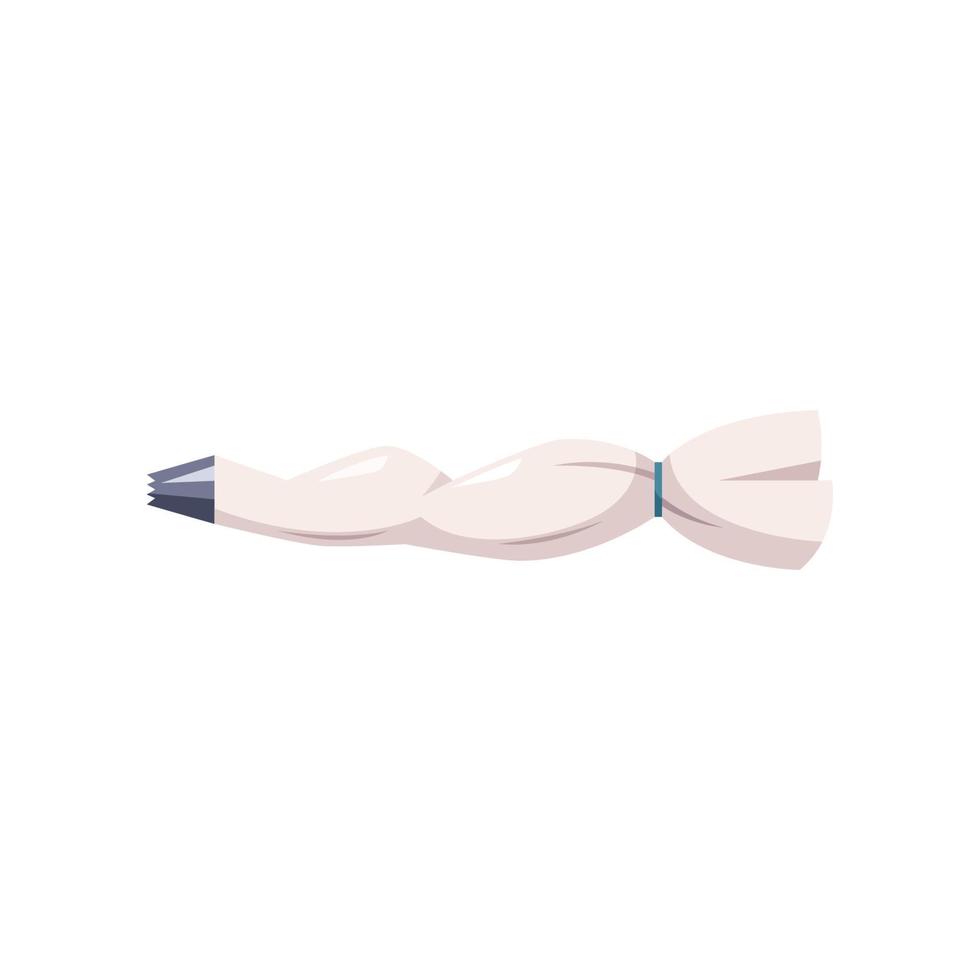 Empty pastry bag vector