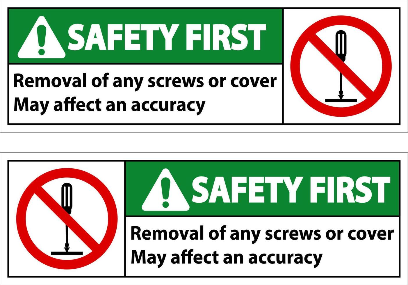 Safety First Mechanical Hazard Of Jam Or Cut Inside Keep Hand Clear vector