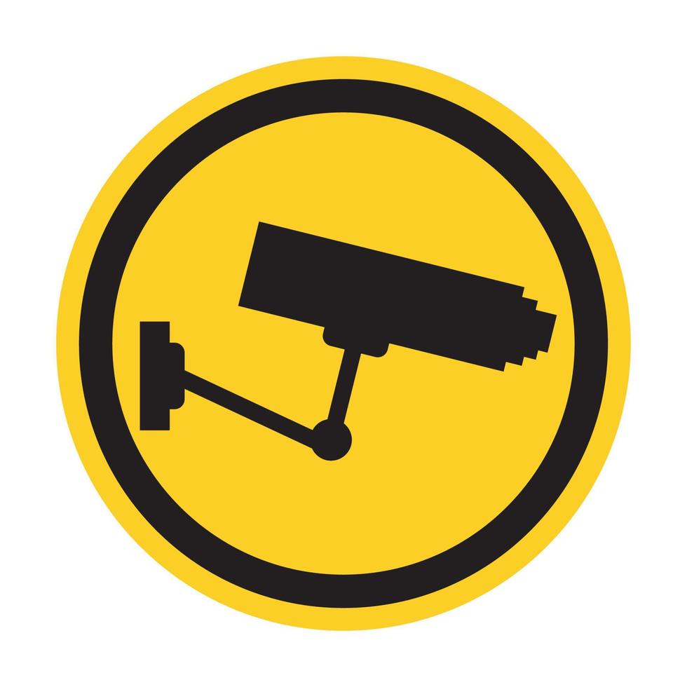 icono de video vigilancia cámara CCTV. vector