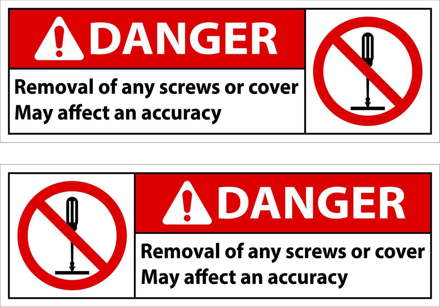 Danger Mechanical Hazard Of Jam Or Cut Inside Keep Hand Clear vector