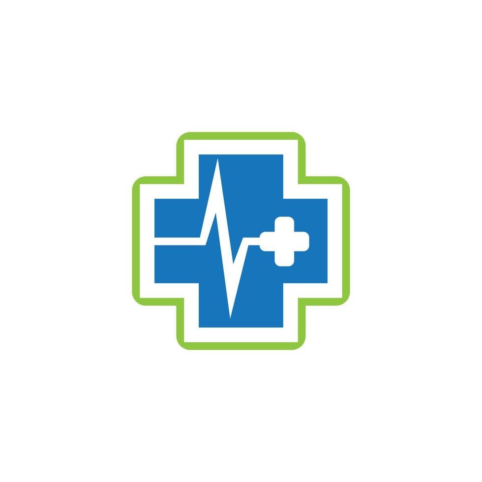 Medical cross vector icon