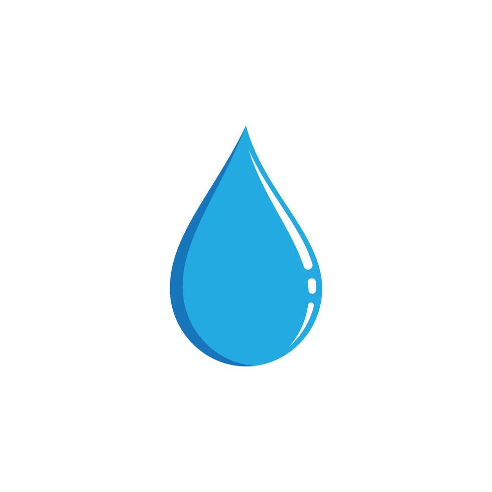 Water drop vector icon