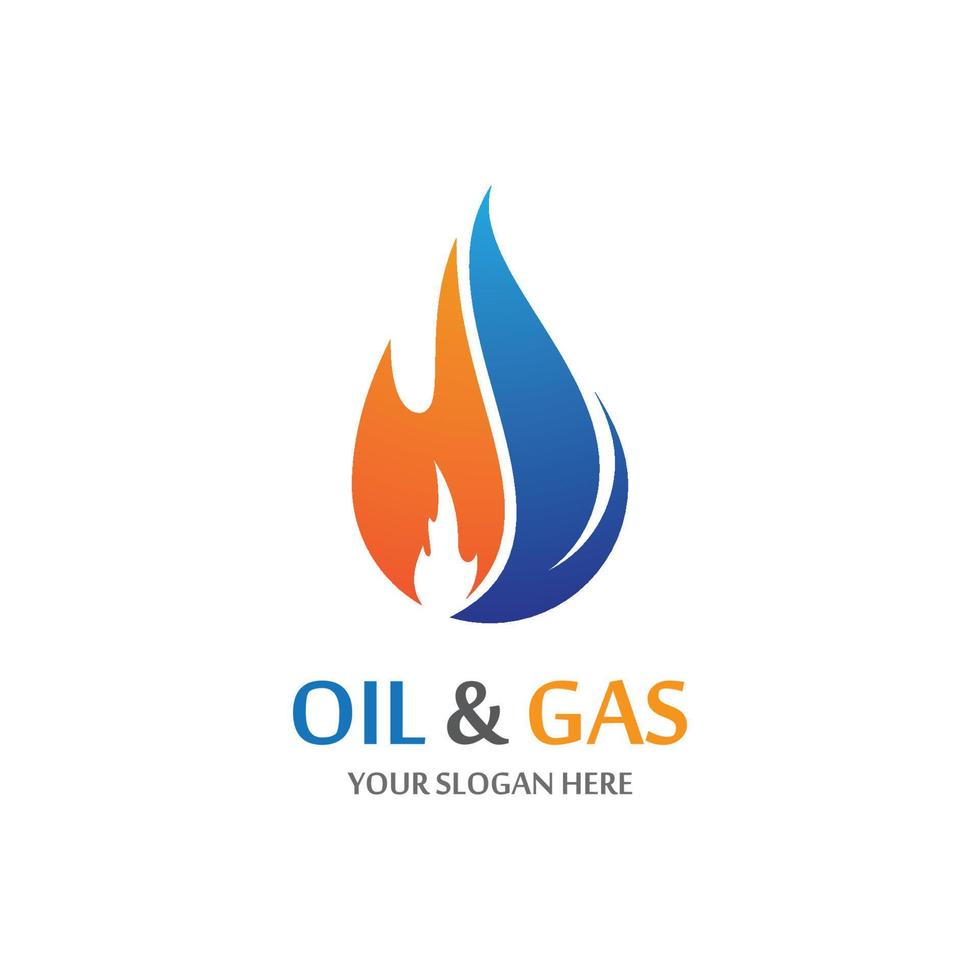 Oil and gas vector icon