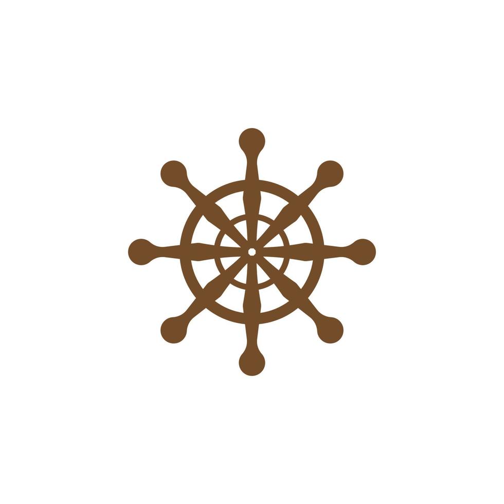 Steering ship vector icon