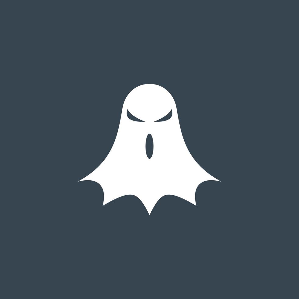 Ghost vector icon illustration