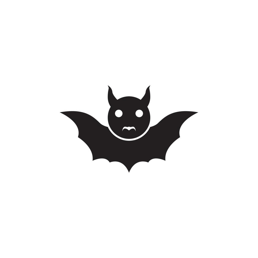 Bat vector icon illustration design