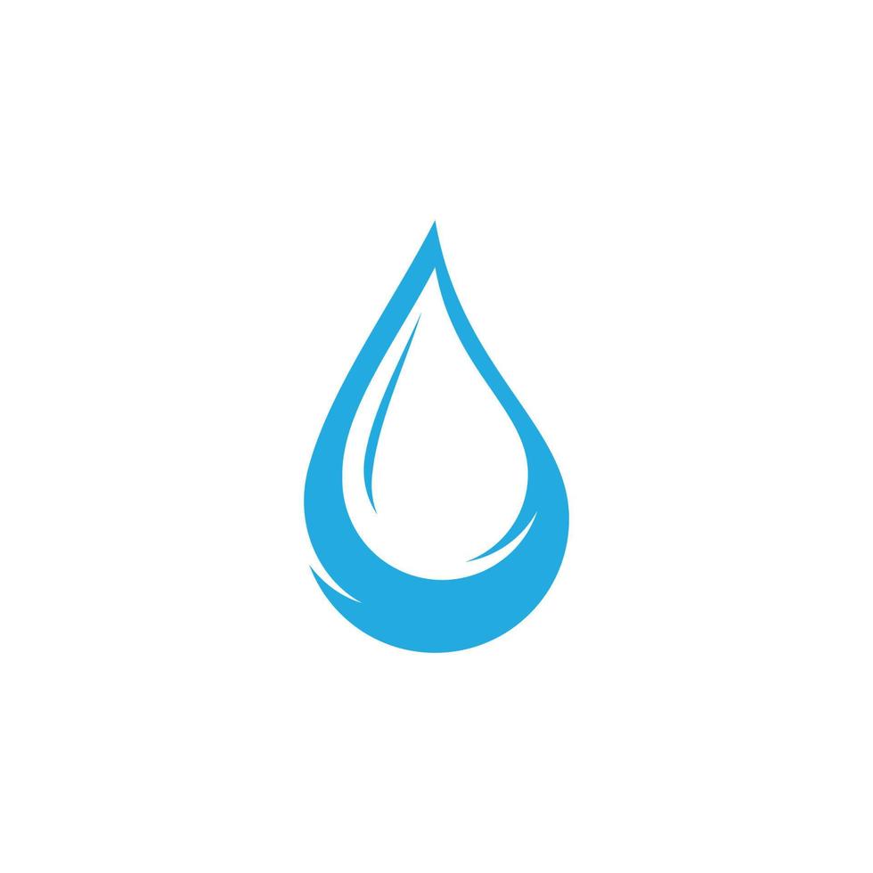 Water drop vector icon illustration