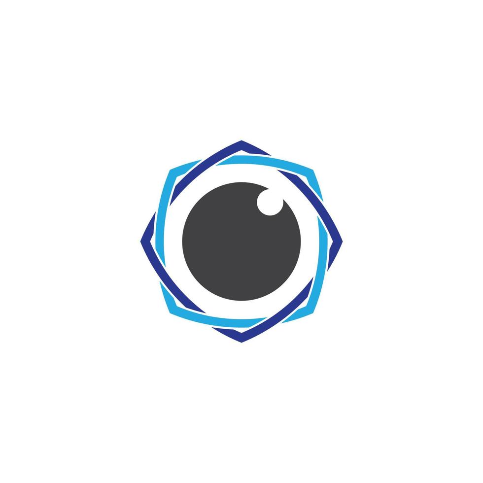 diseño de ilustración de vector de símbolo de ojo