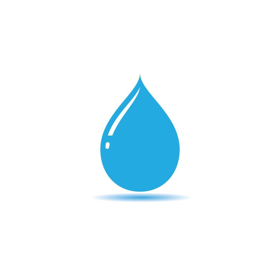 Water drop vector icon