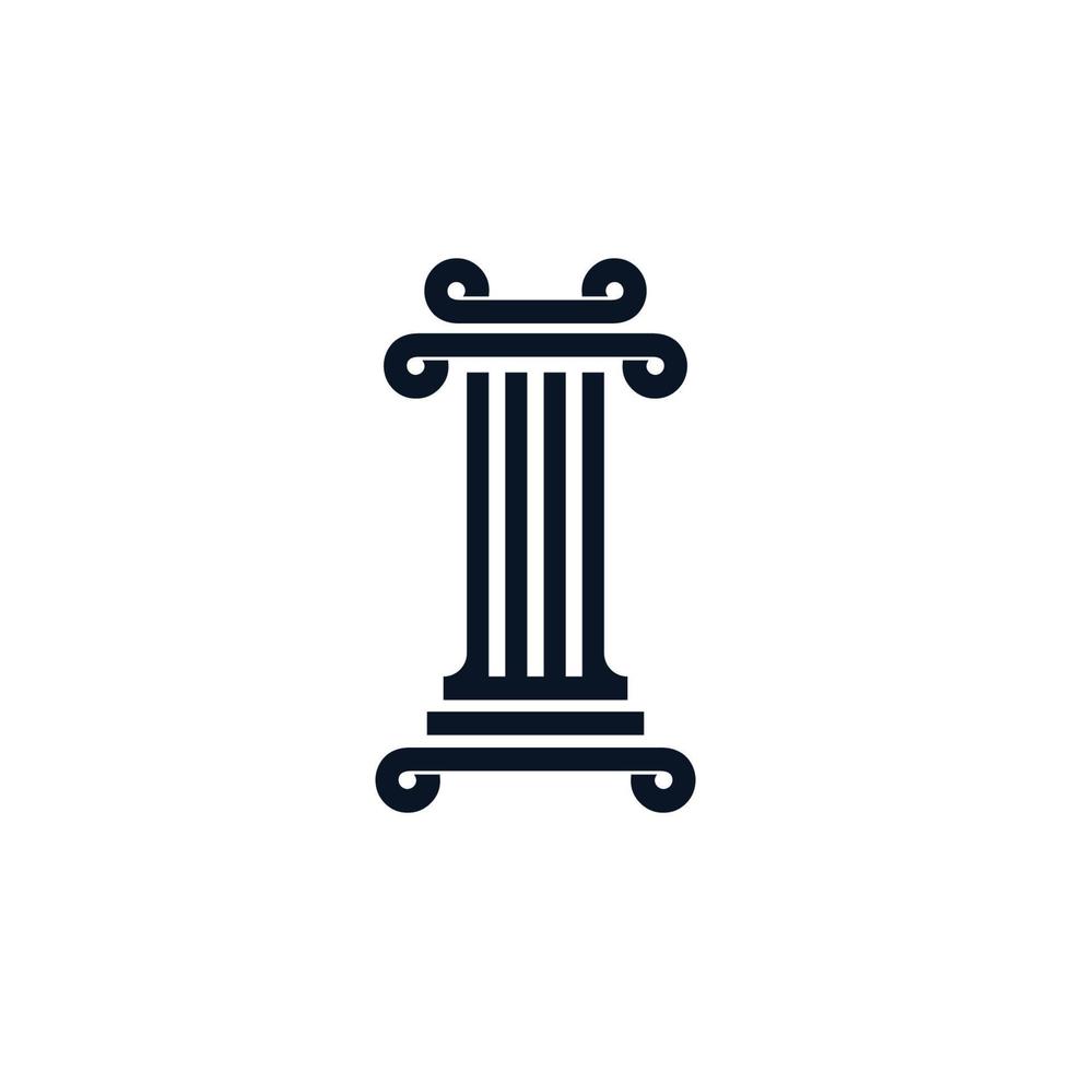 Pillar vector icon symbol illustration