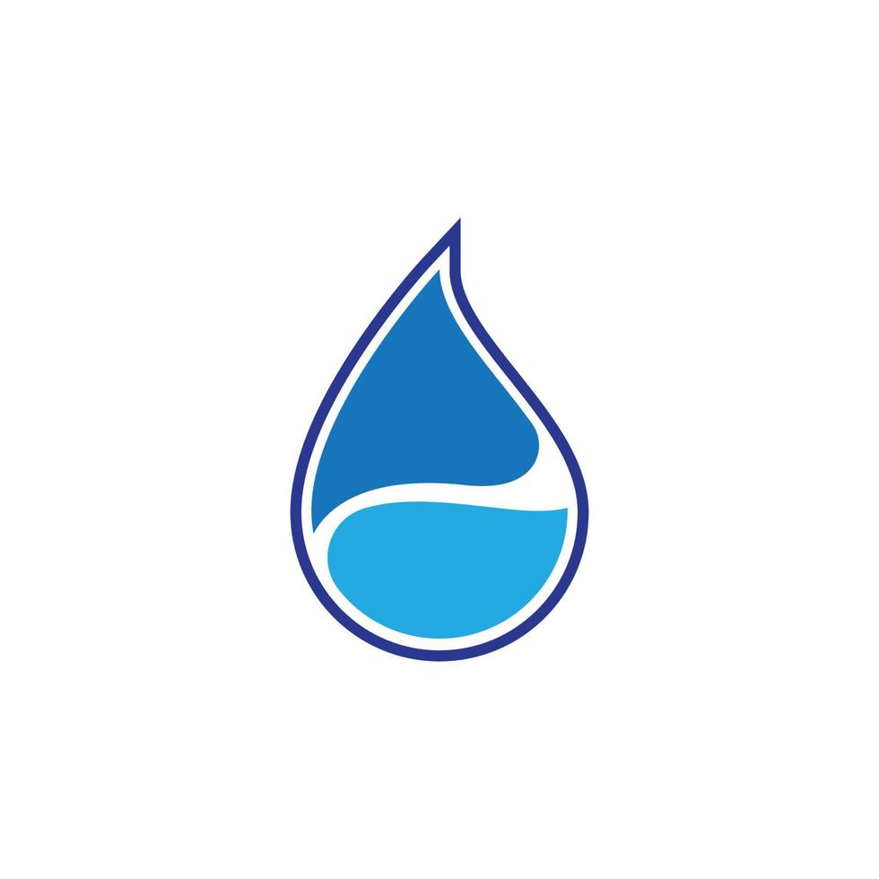 Water drop vector icon