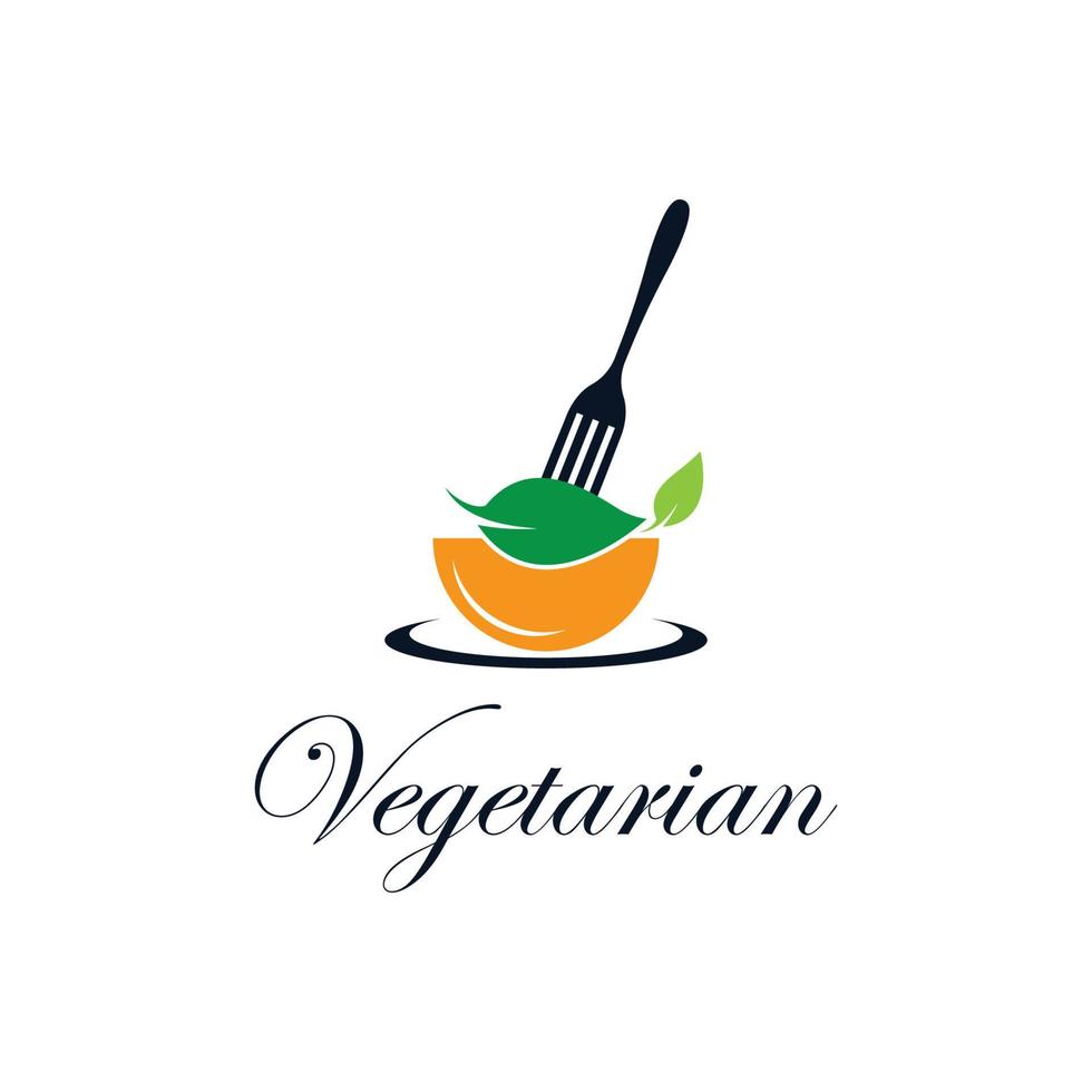 Vegetarian food vector icon