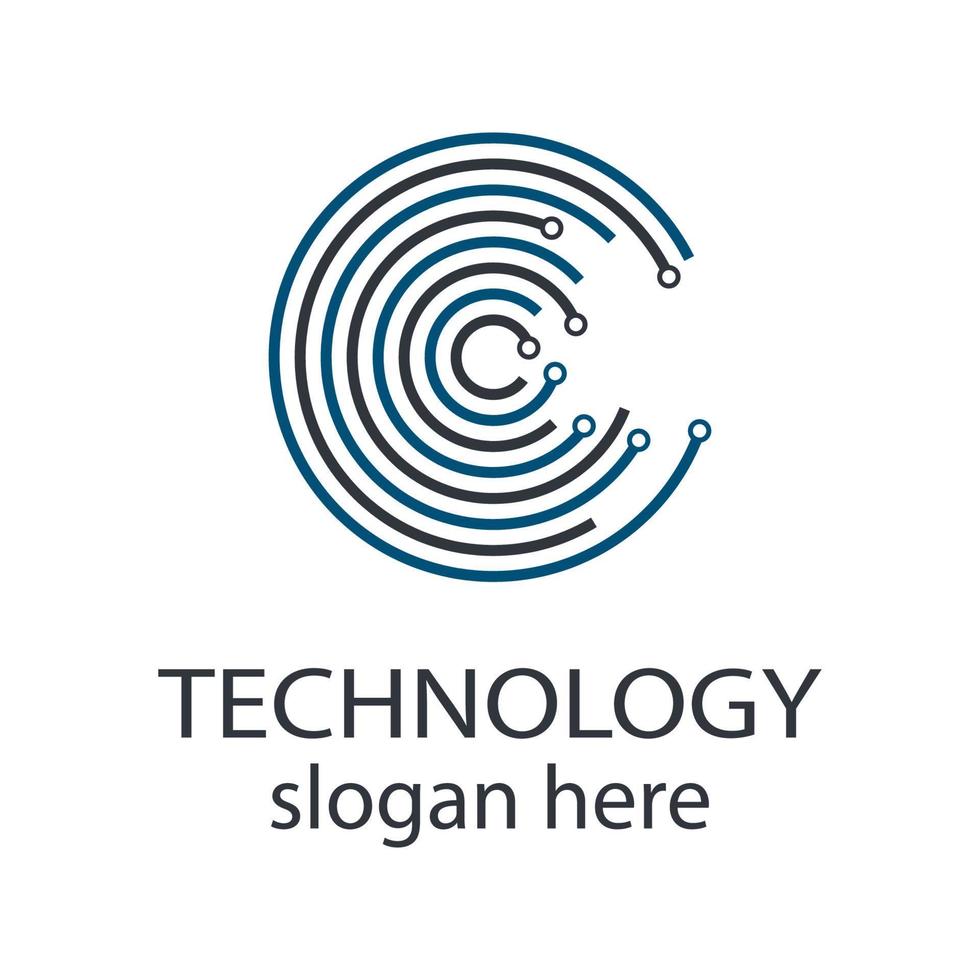 Technology vector icon illustration design