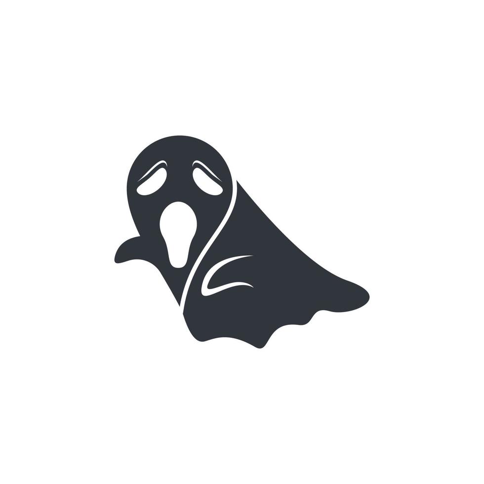 Ghost vector icon illustration