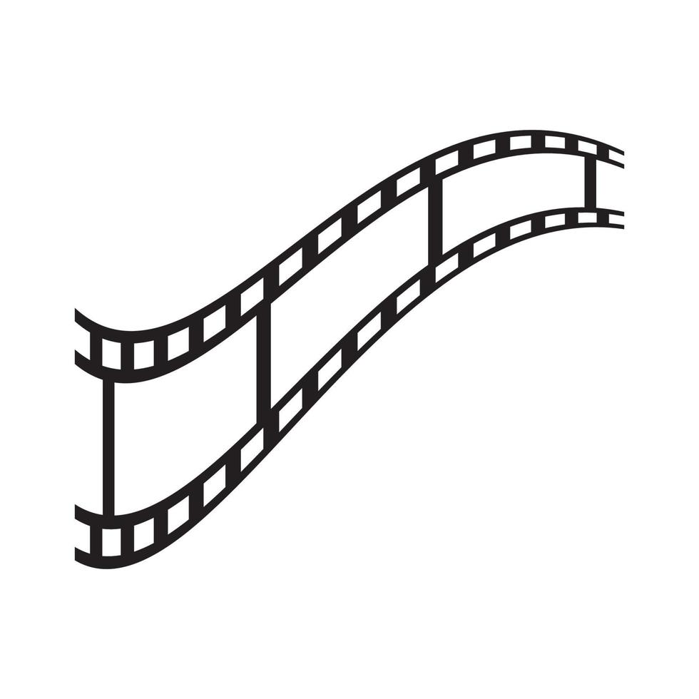 Filmstrip vector icon illustration