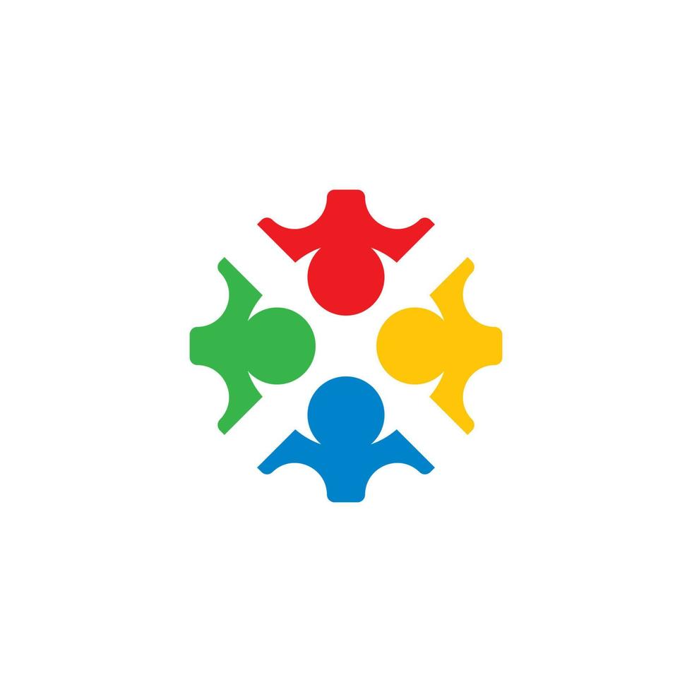Community vector icon illustration design