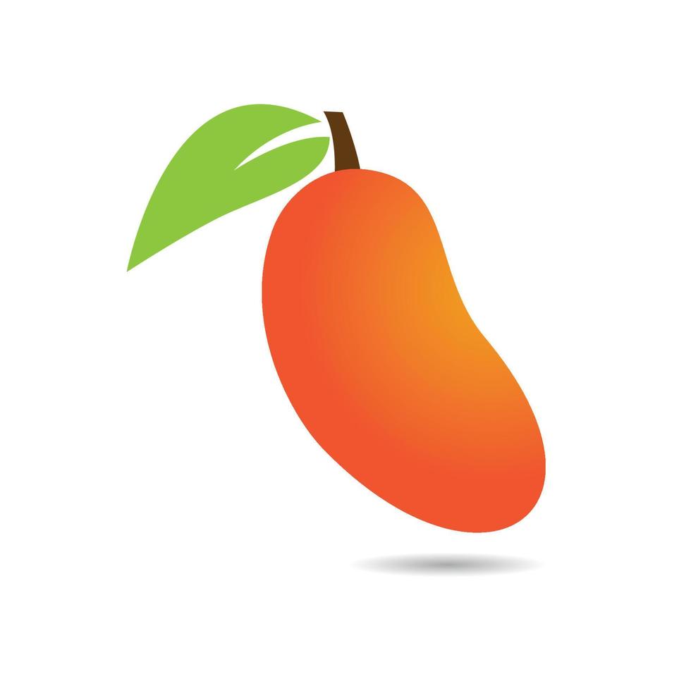 icono de vector de fruta de mango