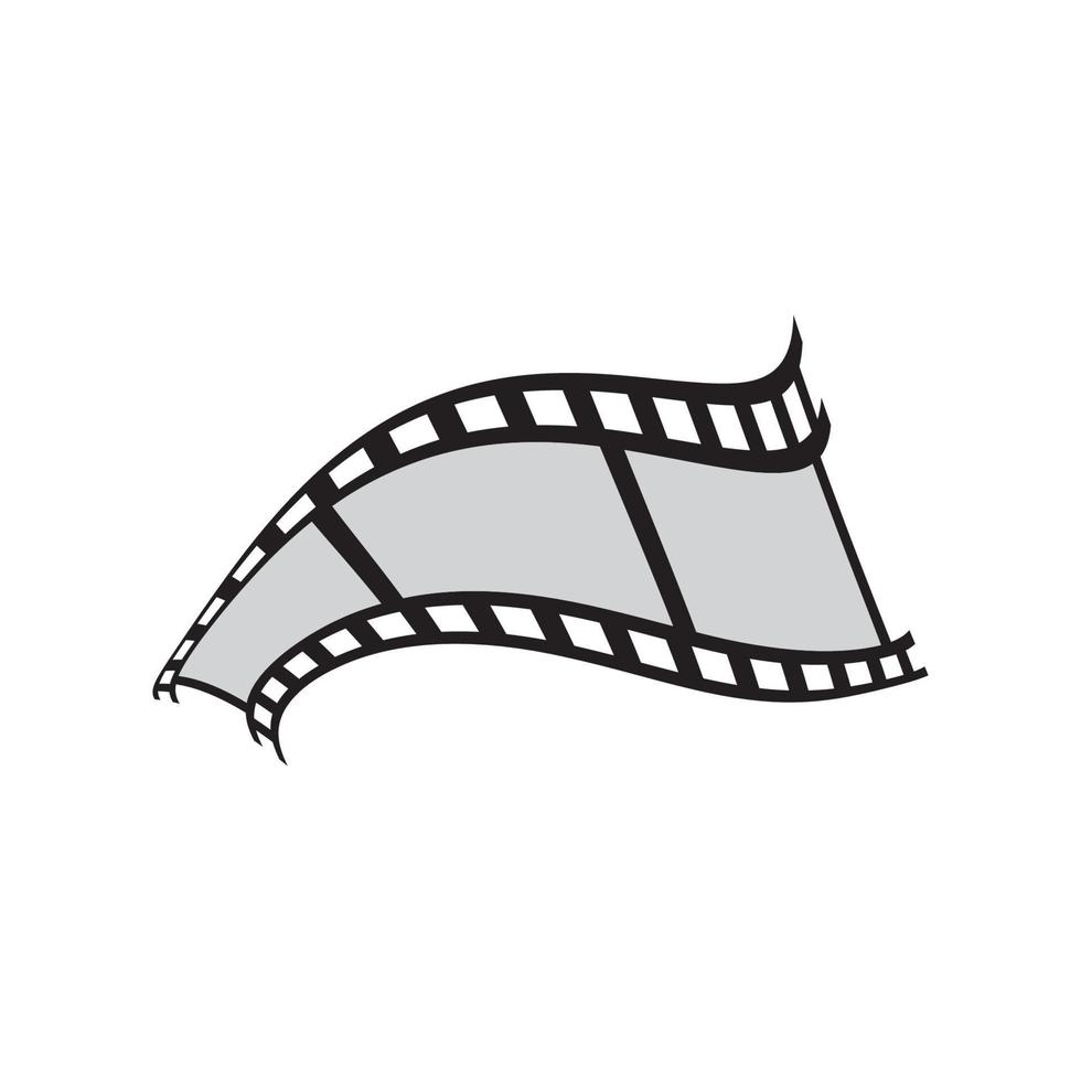 ilustración de icono de vector de tira de película