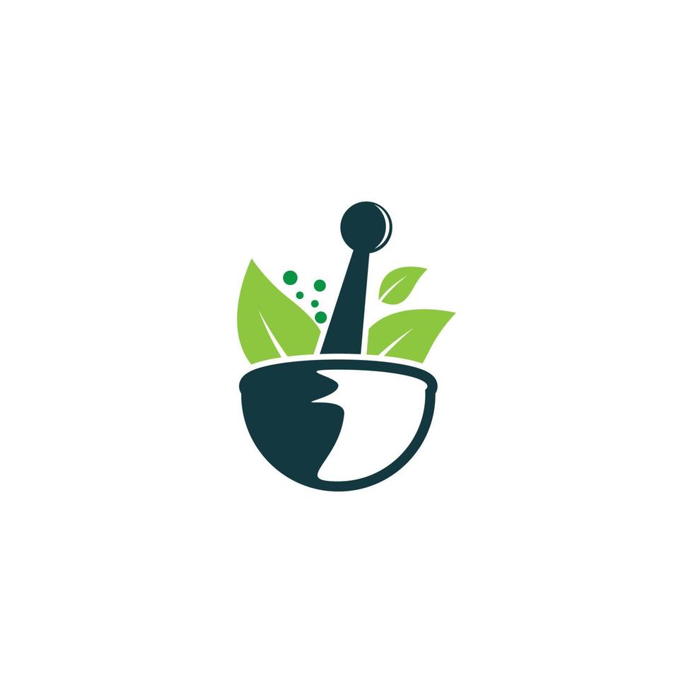 icono de vector de símbolo de medicina herbal