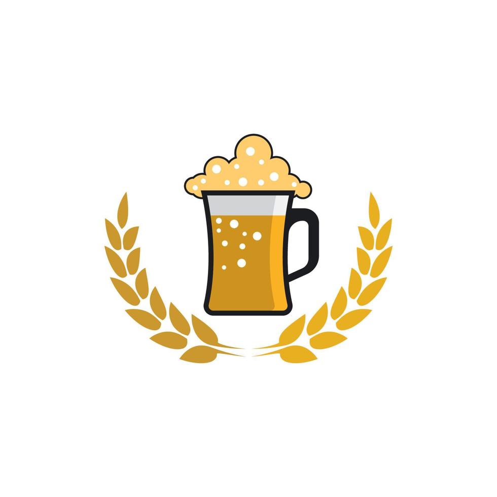 bebida saludable logo vector icono ilustración