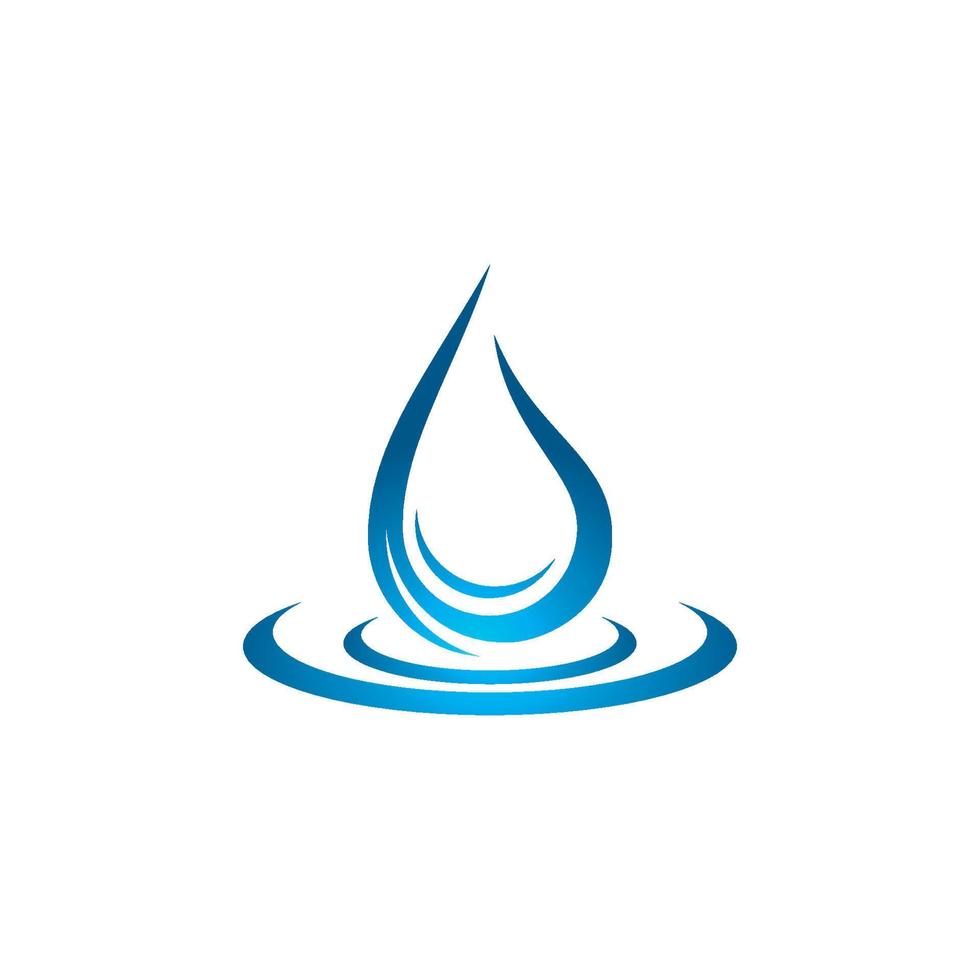 Water drop logo images 14833553 Vector Art at Vecteezy