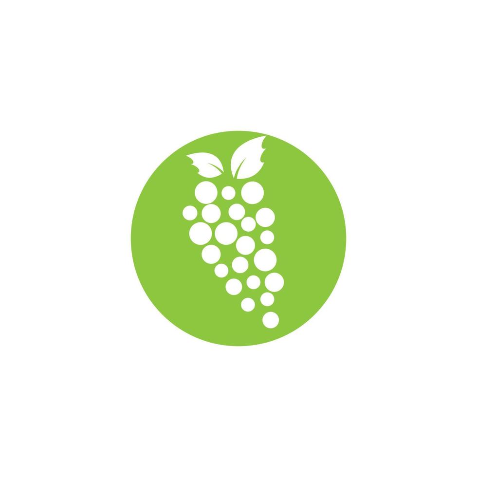 Grape vector icon illustration design