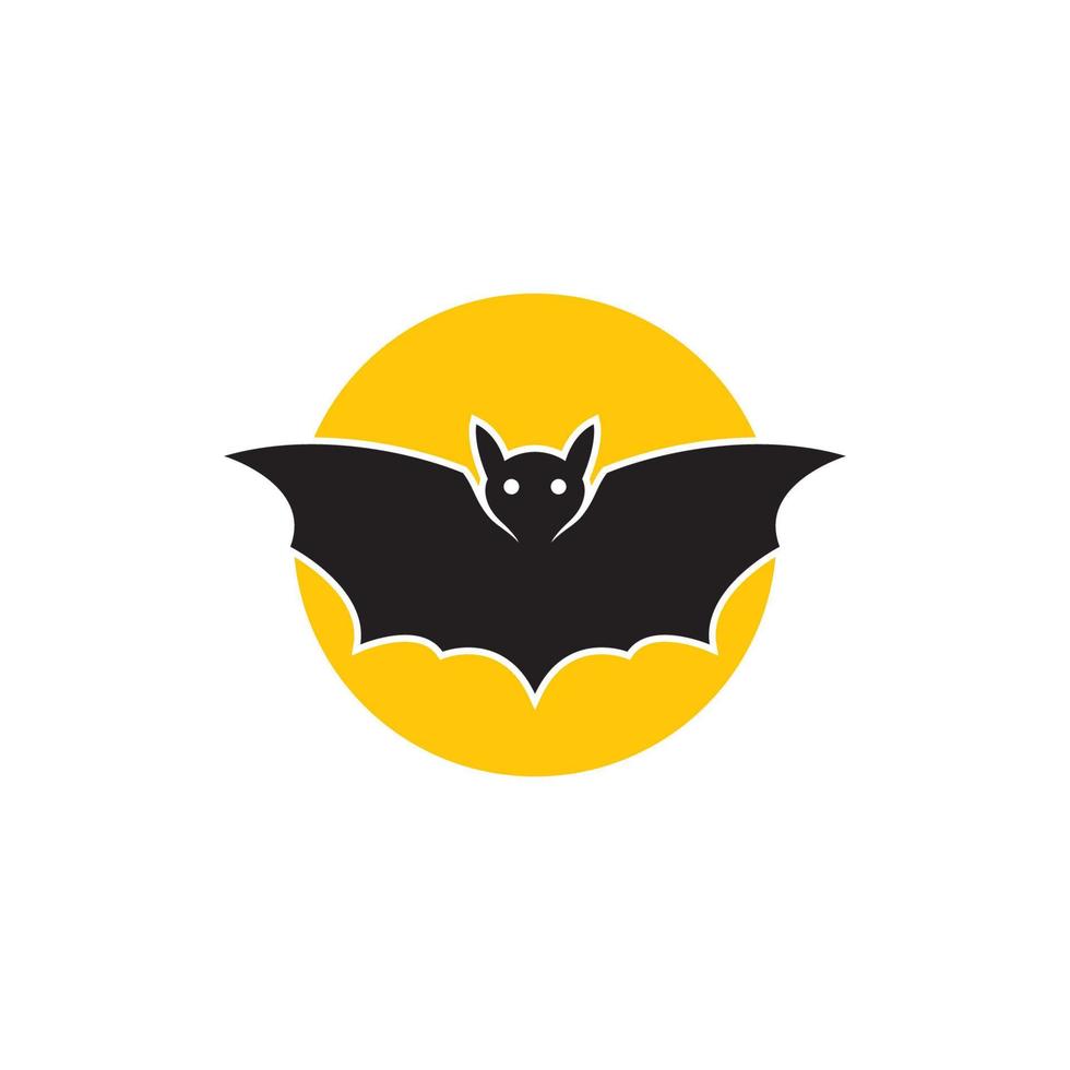 Bat vector icon illustration design