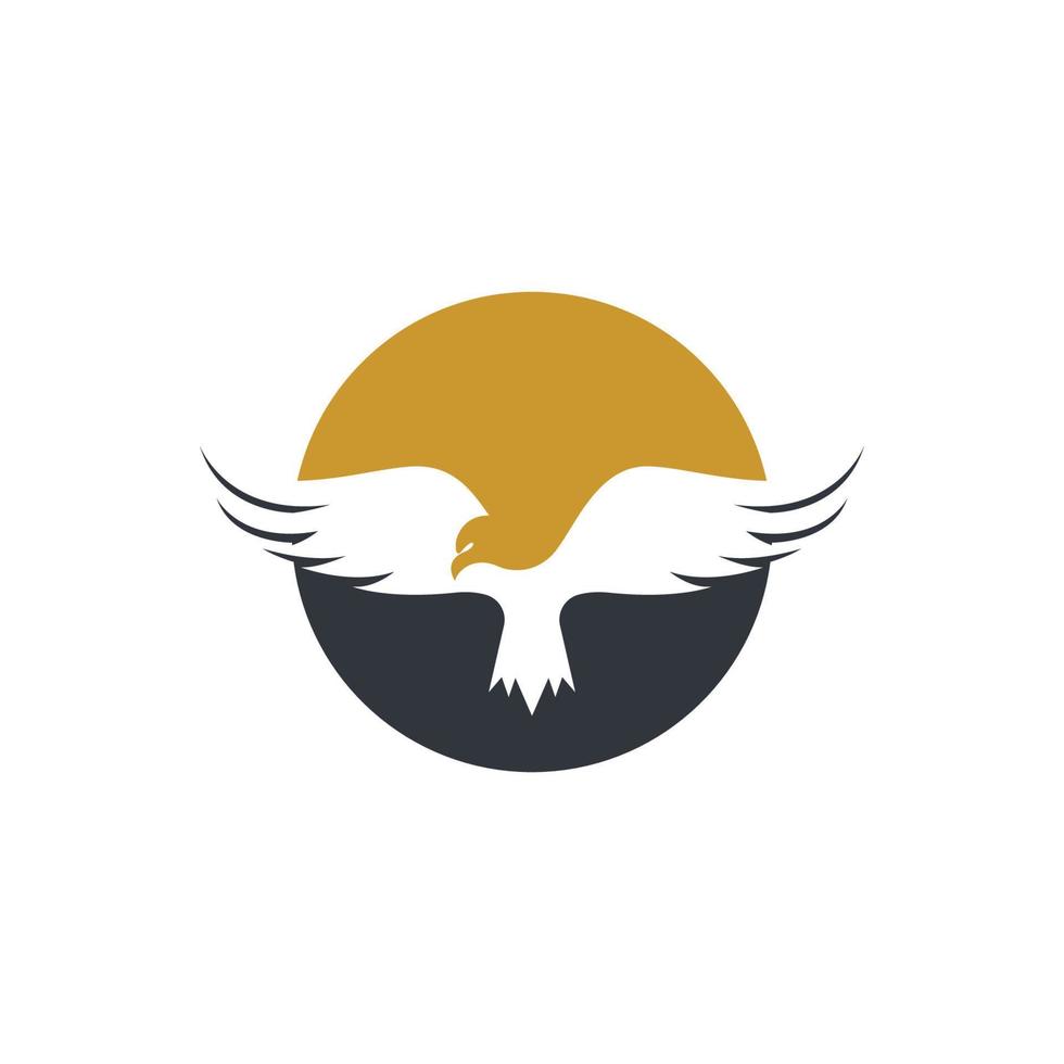 diseño de ilustración de icono de vector de águila