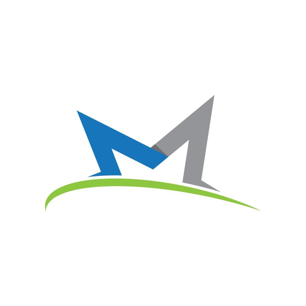 Letter m symbol illustration vector