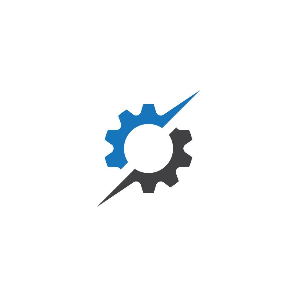 Gear symbol vector icon