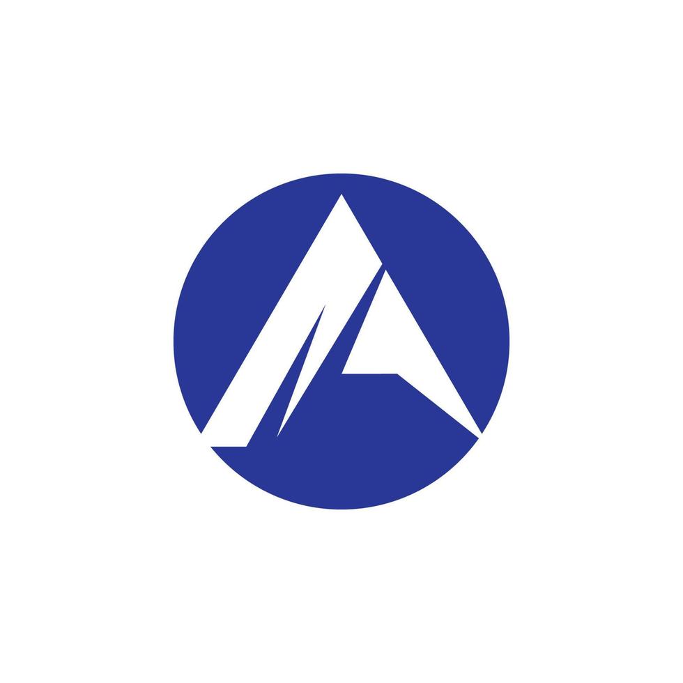 Letter a symbol illustration vector