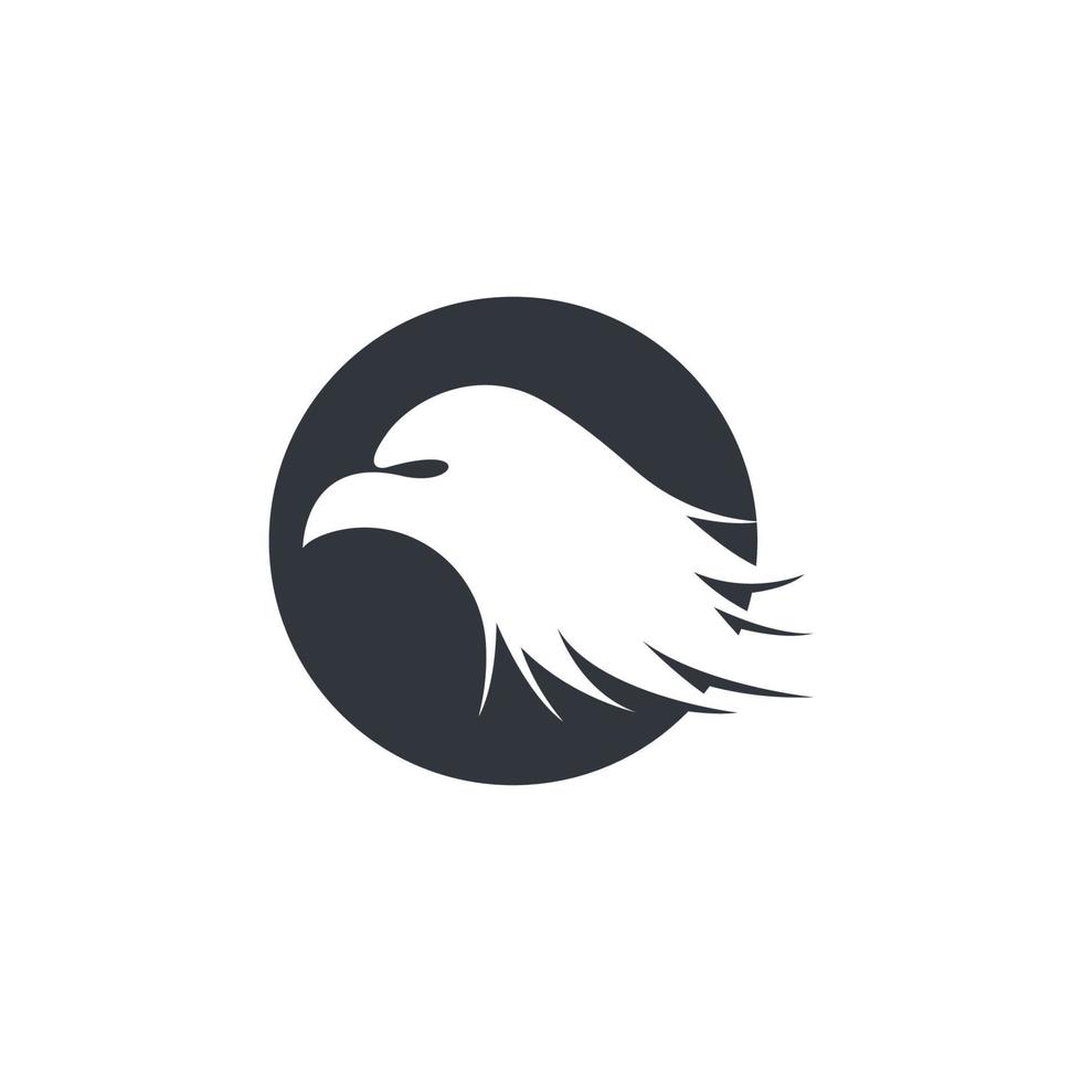 diseño de ilustración de icono de vector de águila