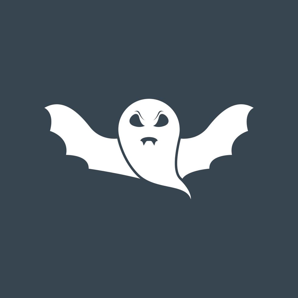 Ghost vector icon illustration