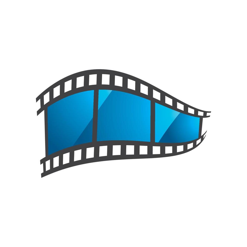 Filmstrip vector icon illustration