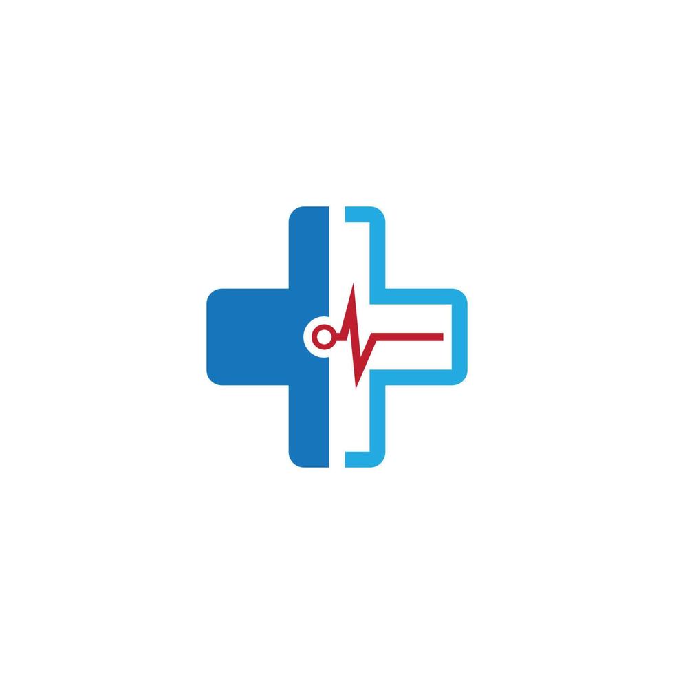 Medical cross vector icon