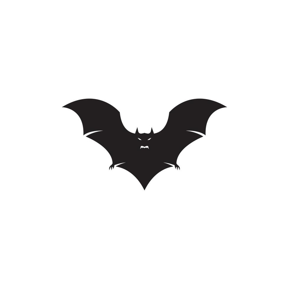 Bat vector icon illustration