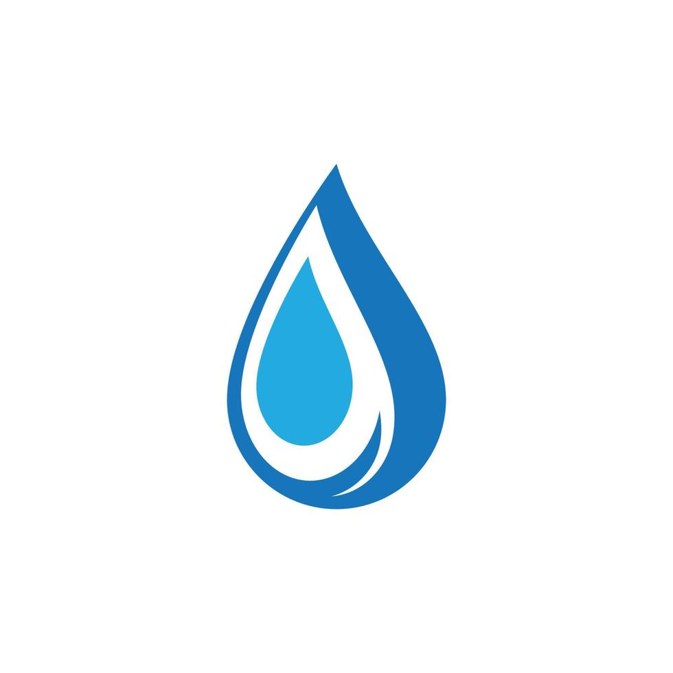 Water drop vector icon