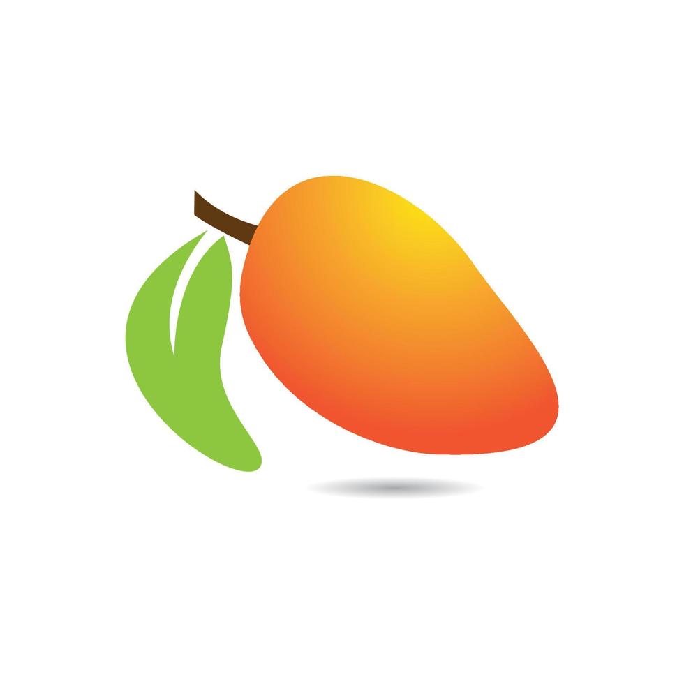 Mango fruit vector icon