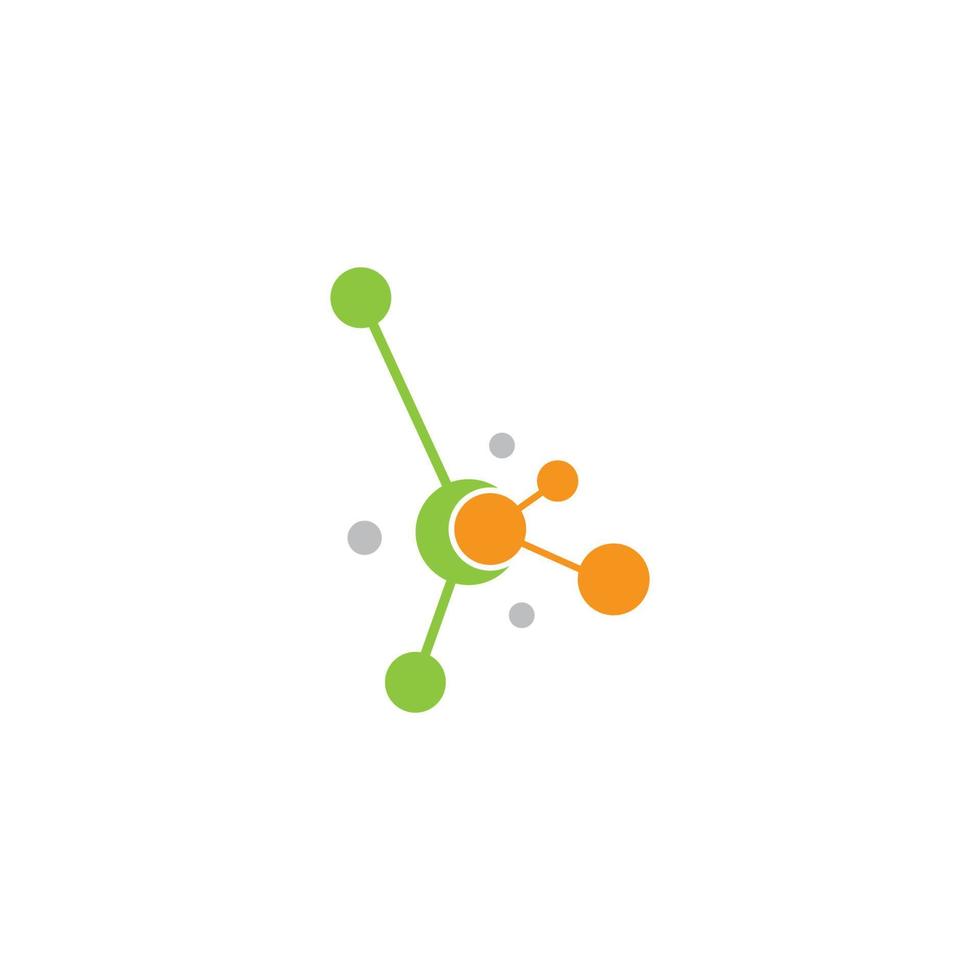 Molecule vector icon illustration
