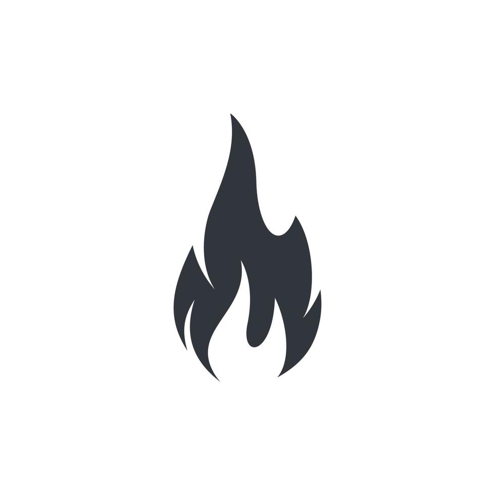 Fire symbol vector icon