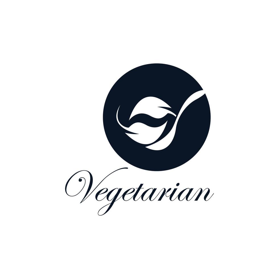 icono de vector de comida vegetariana