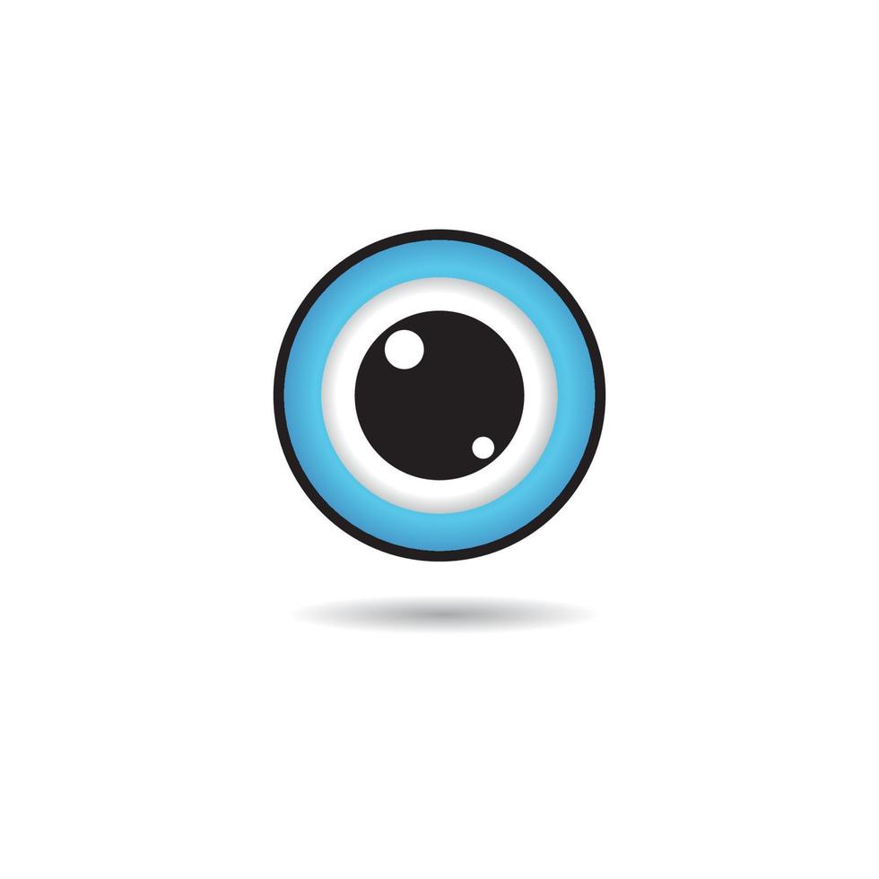 icono de vector de ojo