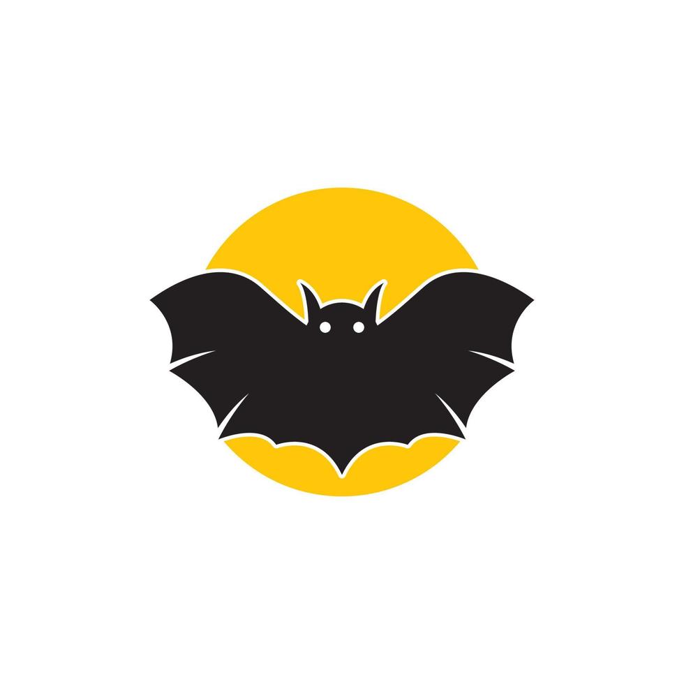 Bat vector icon illustration design