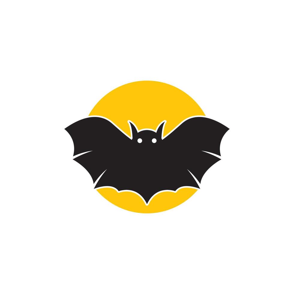 Bat vector icon illustration design