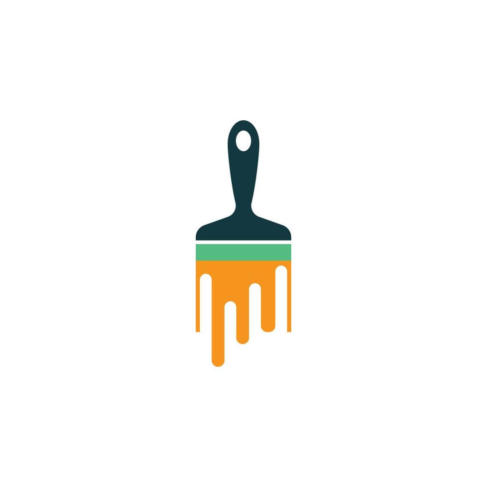 Paintbrush symbol illustration vector