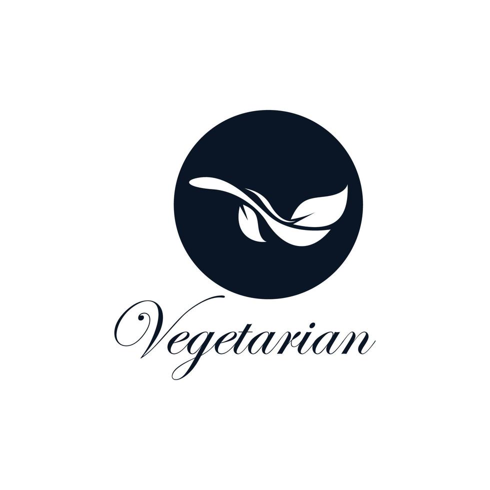 Vegetarian food vector icon