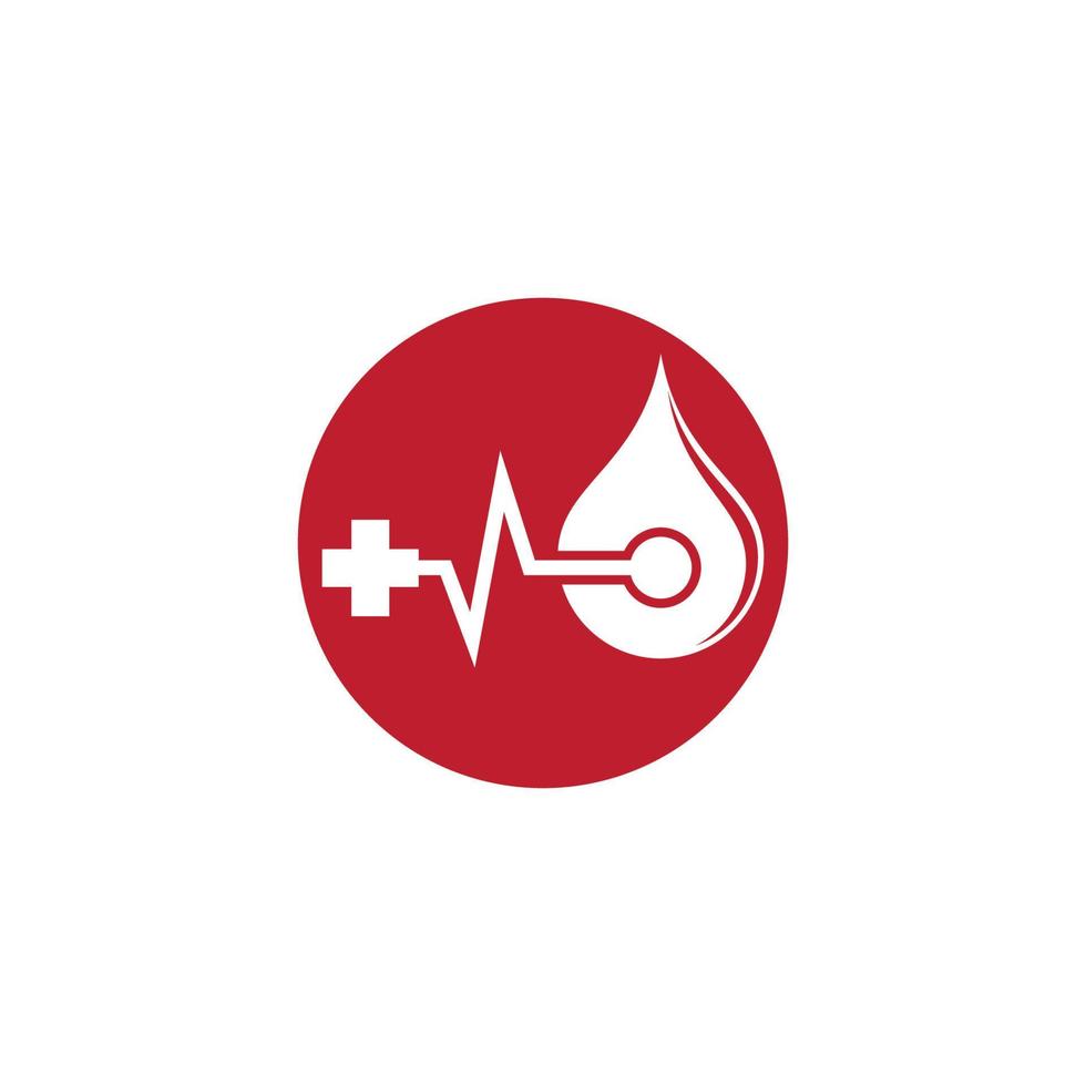 ilustración de icono de vector de sangre