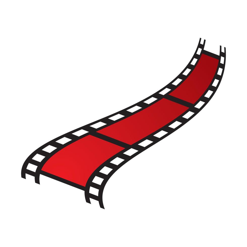Filmstrip vector icon illustration