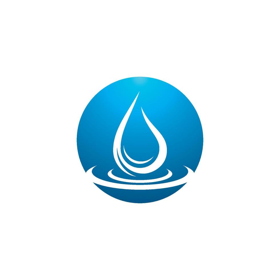 Water drop vector icon illustration