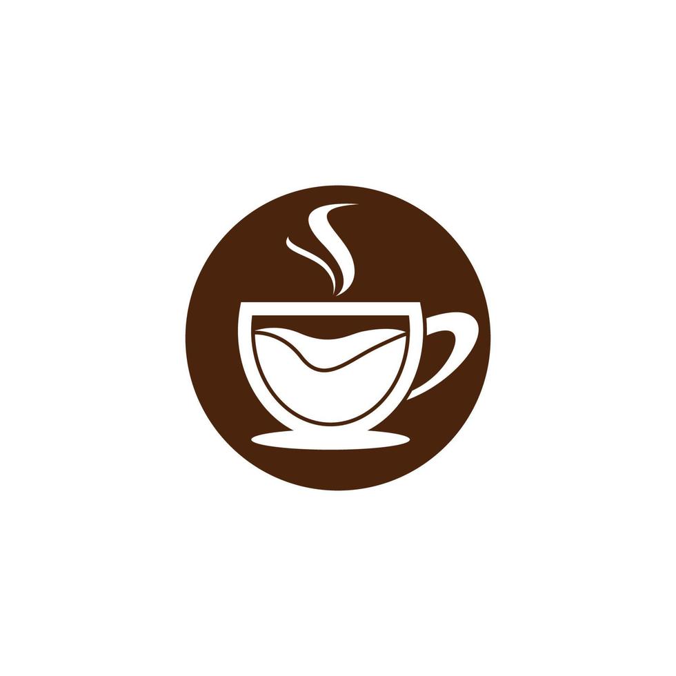 icono de vector de símbolo de taza de café